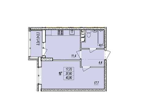 квартира по адресу Прохоровская ул., (Будинок 3)