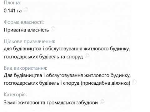 ділянка за адресою стадіонна, 33