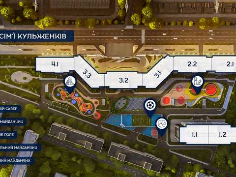 квартира за адресою Сім'ї Кульженків вул. (Петра Дегтяренка), (Будинок 2)
