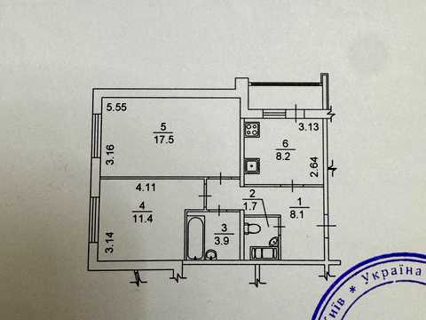квартира за адресою Бориса Гмирі вул., 16А