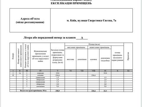 коммерческая по адресу Евгения Сверстюка ул. (Марины Расковой), 7