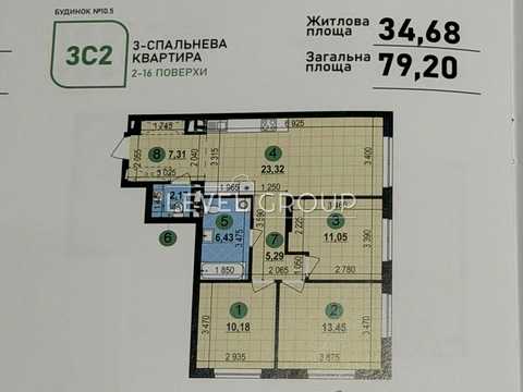 квартира за адресою Олександра Олеся вул., (Будинок 10.5)