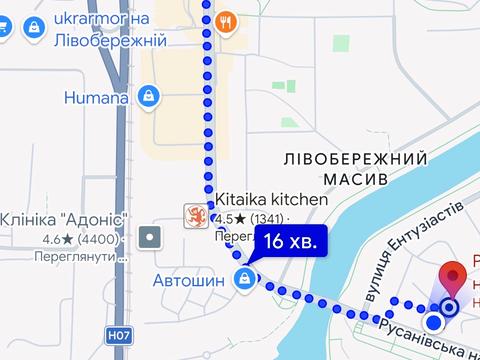 квартира за адресою Русанівська набережна вул., 20