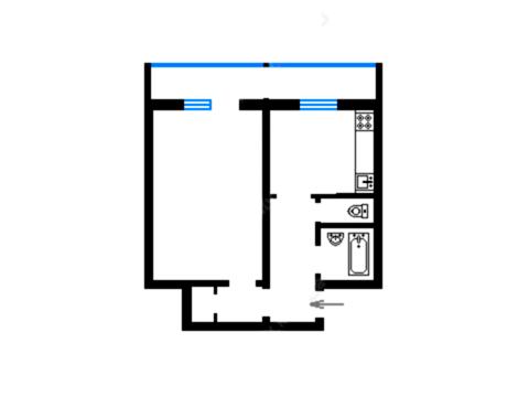 квартира по адресу Приречная ул., 9-А