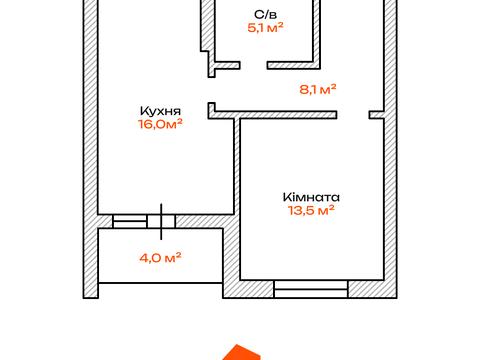 квартира за адресою Івана Франка вул., (Будинок 1)