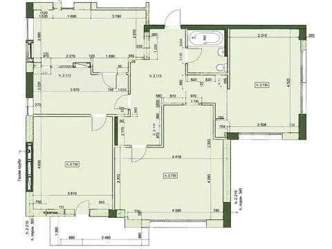 квартира за адресою Метрологічна вул., 56
