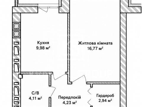 квартира по адресу Ольги Кобилянської ул. (Достоевского), 1-В/1
