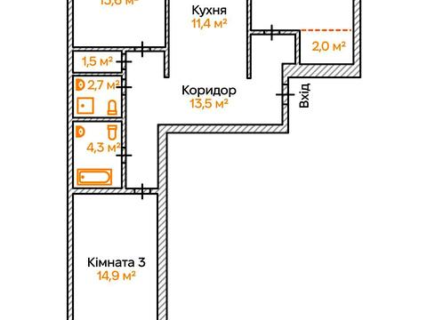 квартира за адресою Регенераторна вул., 4к2