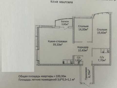 квартира за адресою Лесі Українки просп. (Гагаріна), 19-Б