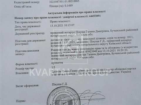 ділянка за адресою 