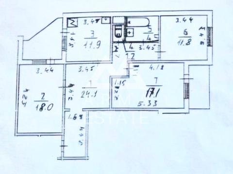 квартира по адресу Вишняковская ул., 7-Б