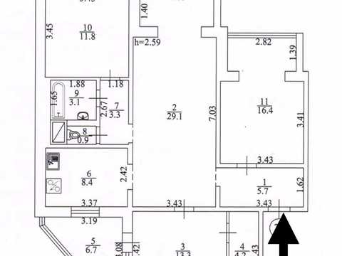 квартира по адресу Братства Тарасовцев ул. (Декабристів), 8