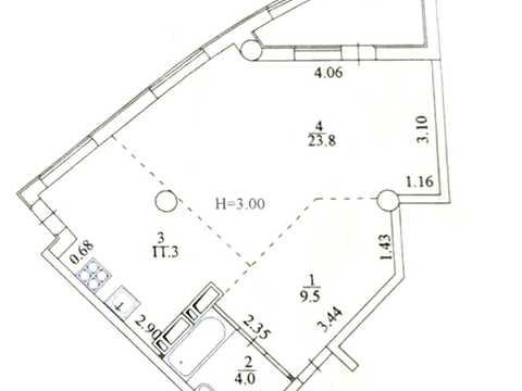 квартира за адресою Євгена Чикаленка пров. (Карбишева), 5