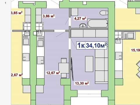квартира по адресу Черновола ул., (Будинок 1)
