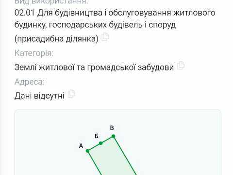 участок по адресу Вивізна ул.