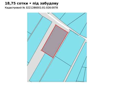ділянка за адресою Петра Волохи, 27