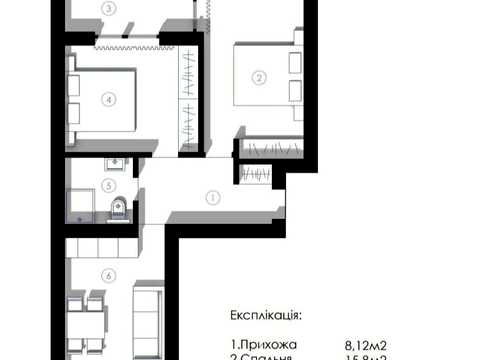 квартира по адресу Ивана Мазепы ул., 74