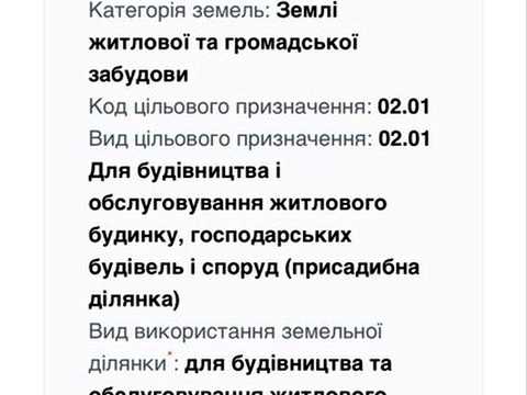 ділянка за адресою с. Керниця, 