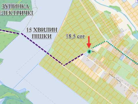 участок по адресу Джерельна