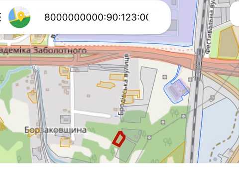 участок по адресу Бродовская ул.