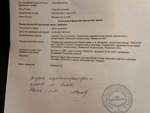 ділянка за адресою 