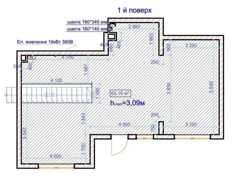 комерційна за адресою Олеся Бердника вул., 1-В