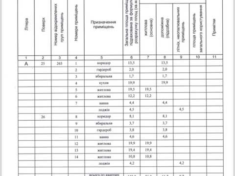 квартира по адресу Воздухофлотский просп. (Повітрофлотський), 56
