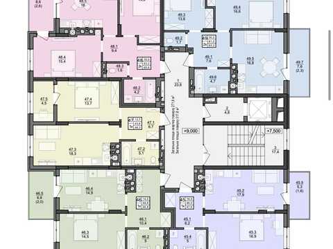 квартира по адресу Кольцевая ул., (Будинок 1)