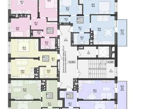 квартира по адресу Кольцевая ул., (Будинок 1)