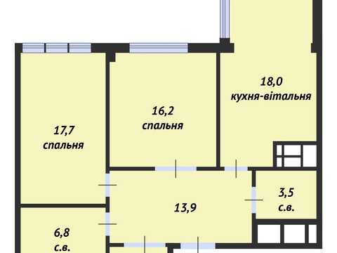 квартира за адресою Київ, Саперне Поле вул., 5