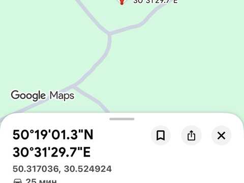 ділянка за адресою Проектна