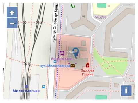 комерційна за адресою Оноре де Бальзака вул., 94