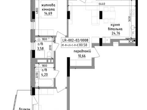 квартира по адресу Радищева ул., 1-А