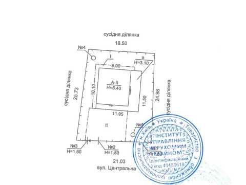 дом по адресу Центральна
