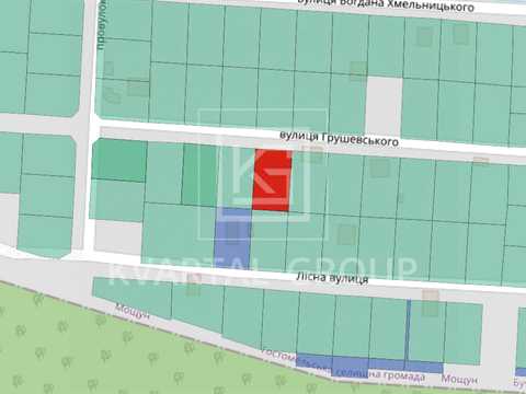 ділянка за адресою Грушевського, 10