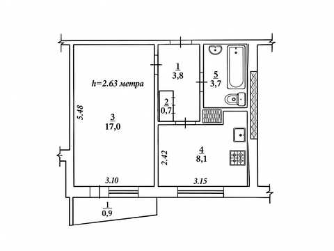 квартира за адресою Віктора Оцерклевича вул. (Курчатова), 41