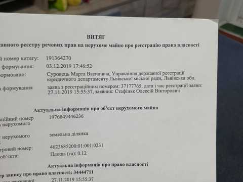 участок по адресу 