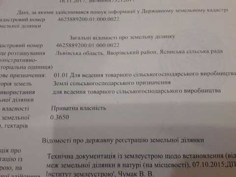 участок по адресу 
