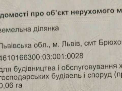 участок по адресу пгт. Брюховичи,