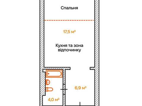 квартира за адресою Михайла Максимовича вул. (Онуфрія Трутенка), 26