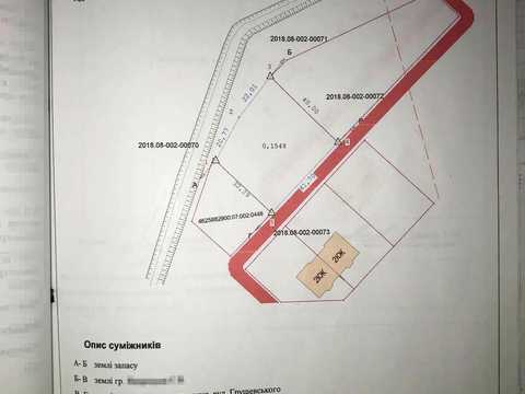 ділянка за адресою нема