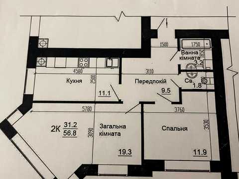 квартира за адресою Івана Богуна вул., (Будинок 2)