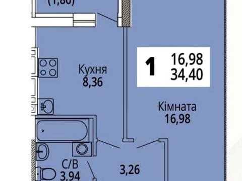 квартира за адресою Озерна вул., (Будинок 2)
