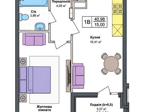 квартира за адресою Одеська вул., 29