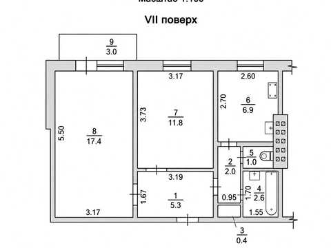 квартира за адресою Сім'ї Глодан вул. (Ільфа і Петрова), 55