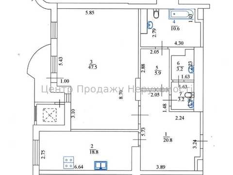 квартира за адресою Науки просп. (Леніна), 45б
