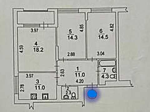 квартира за адресою Київ, Родини Крістерів вул., 20