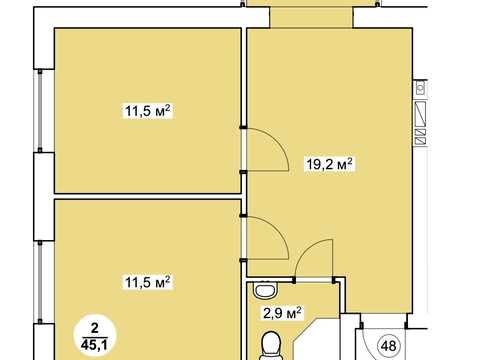 квартира по адресу Пшенична ул., 51