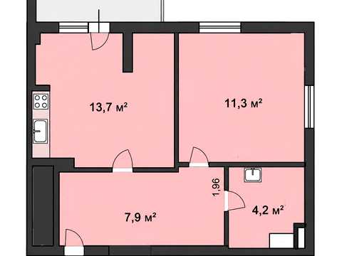 квартира за адресою Пішонівська вул., 22/2