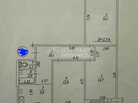 квартира по адресу Академика Павлова ул., 132б